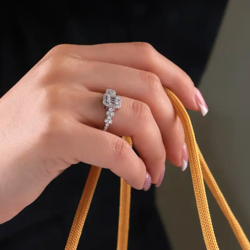 انگشتر نقره زنانه جی تی ای مدل جی نایس 89