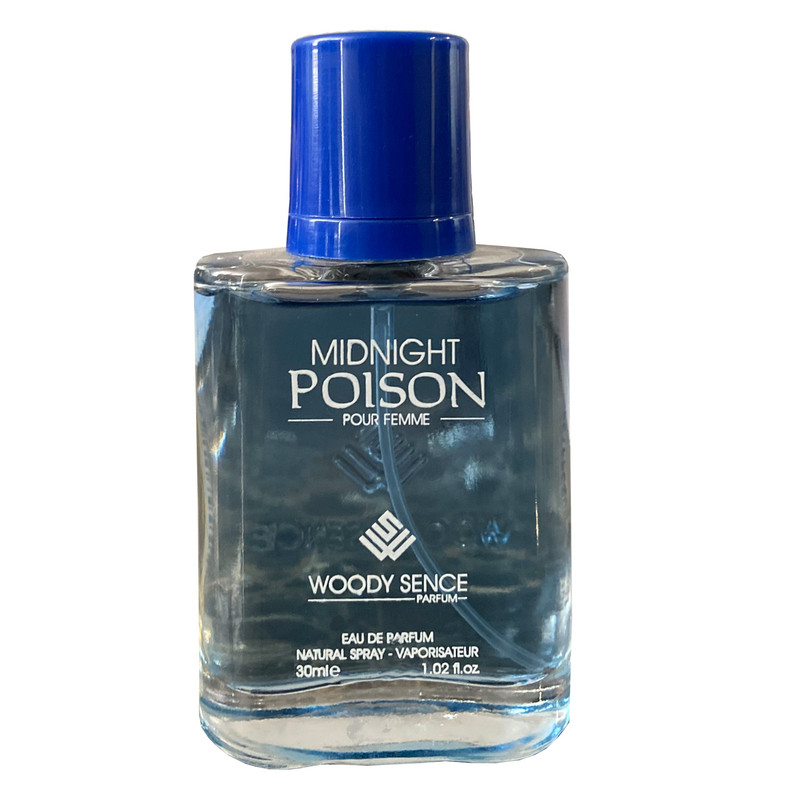 عطر جیبی مردانه وودی سنس مدل poison حجم 30 میلی لیتر