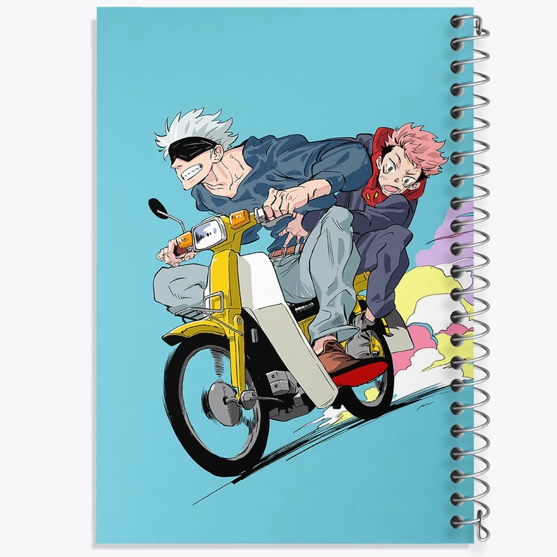 دفتر نت موسیقی 50 برگ خندالو مدل انیمه جوجوتسو کایزن کد F1959