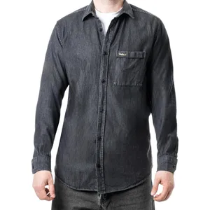 پیراهن آستین بلند یقه برگردان مردانه مدل MDSS-CH0934