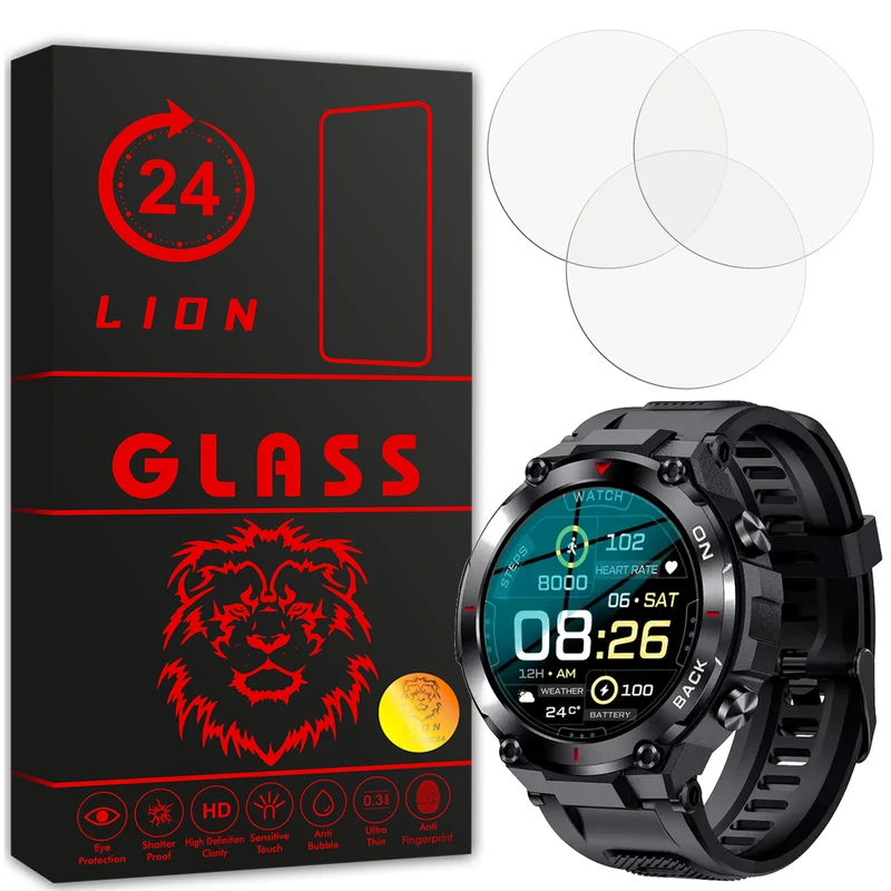   محافظ صفحه نمایش لاین مدل RB007 مناسب برای ساعت هوشمند K37 Amoled Gps بسته سه عددی