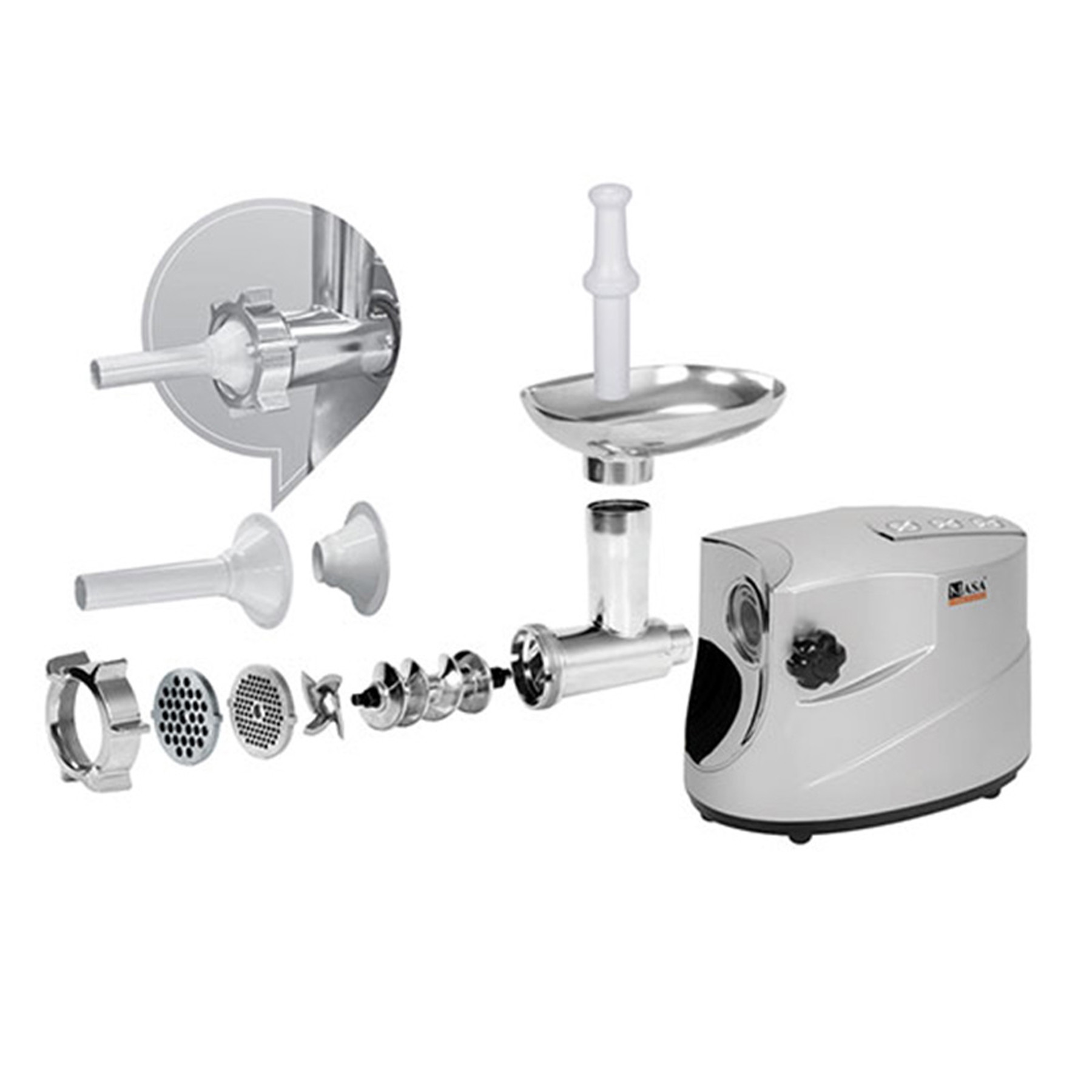 چرخ گوشت ناسا الکتریک مدل NS-320 چرخ گوشت ناسا الکتریک مدل NS-320