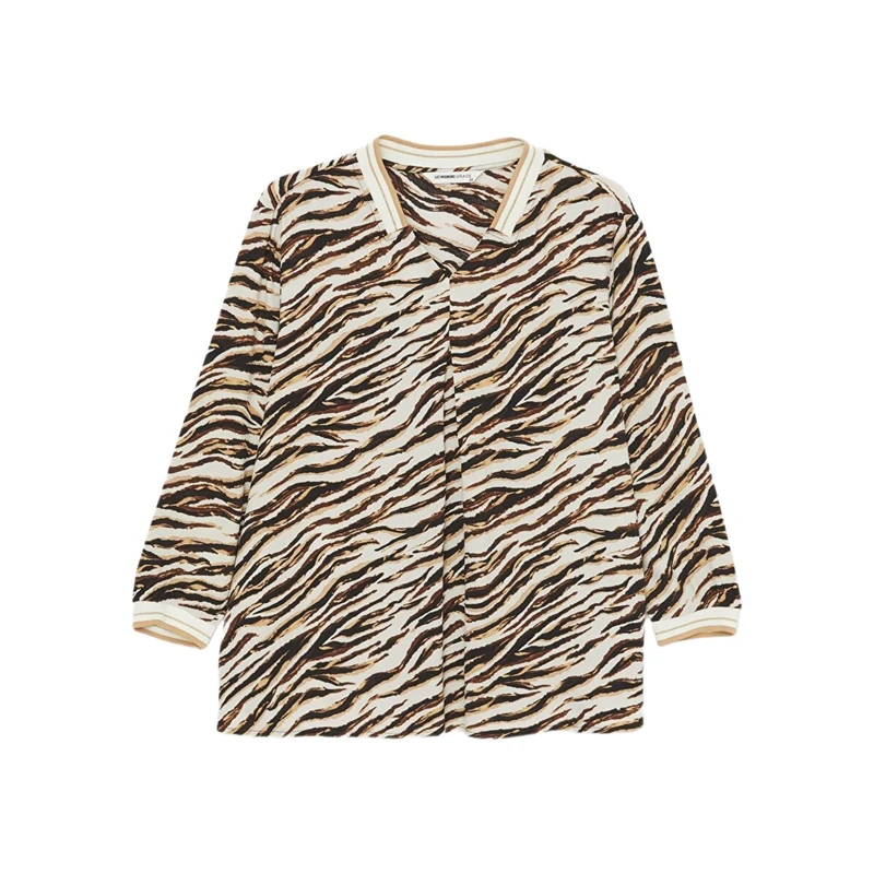 بلوز آستین بلند یقه هفت زنانه ال سی وایکیکی مدل Pl765