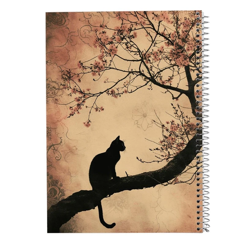 دفتر شطرنجی 50 برگ مدوپد طرح سگ و گربه کد DF17236