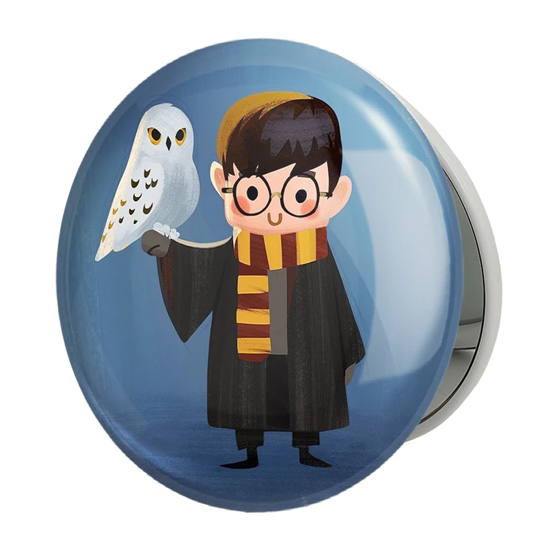 آینه جیبی خندالو طرح هری پاتر Harry Potter مدل تاشو کد 2894 