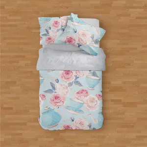 سرویس روتختی مدوپد طرح عصرانه زیبا مدل PAT00289 یک نفره 4 تکه