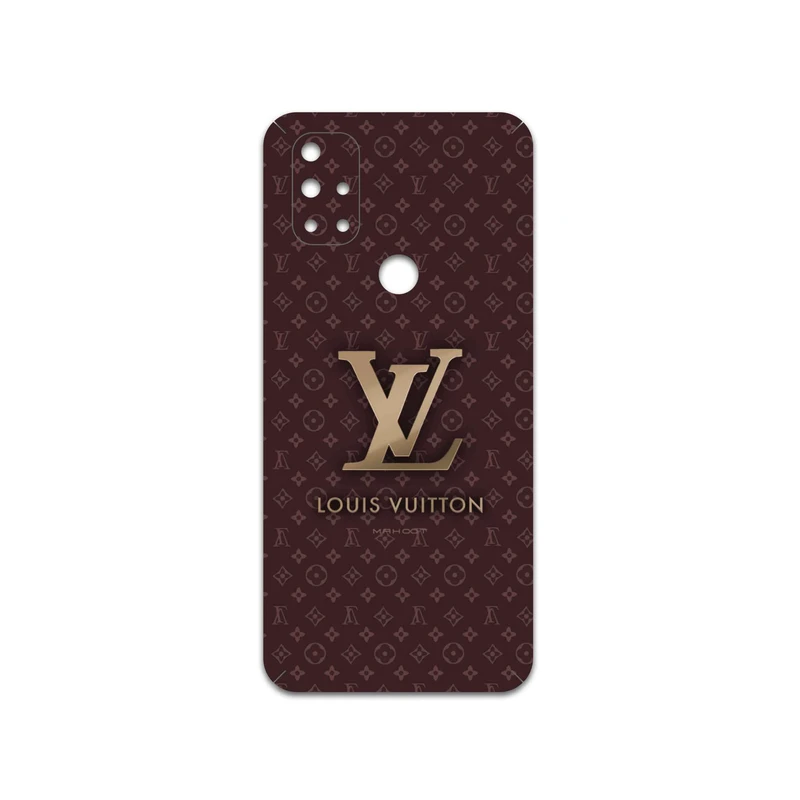 برچسب پوششی ماهوت مدل LOUIS-VUITTON-Logo مناسب برای گوشی موبایل وان پلاس Nord N10 5G