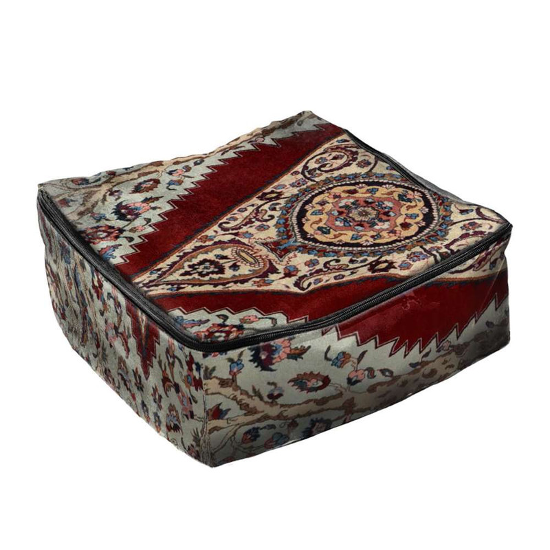 باکس لباس مدوپد طرح فرش قم حصیری سروی مدل C-Ghom028