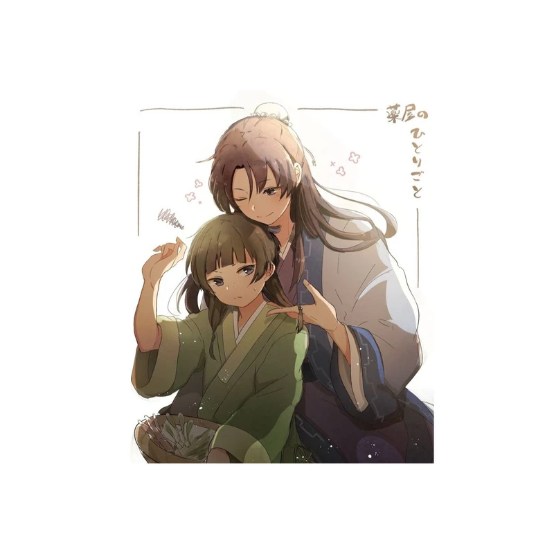 استیکر لپ تاپ و موبایل مدل انیمه طرح خاطرات داروساز The Apothecary Diaries کد 6152