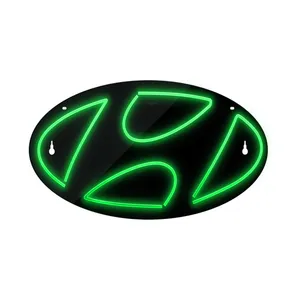 چراغ دیواری نئون دیزاین طرح Hyundai-BL_GR