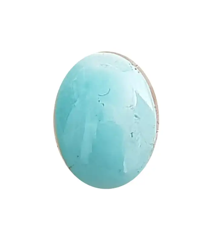 سنگ فیروزه مدل نیشابور بیضی کد 075