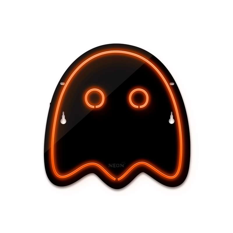 چراغ دیواری نئون دیزاین طرح Packman-2-BL_ORG