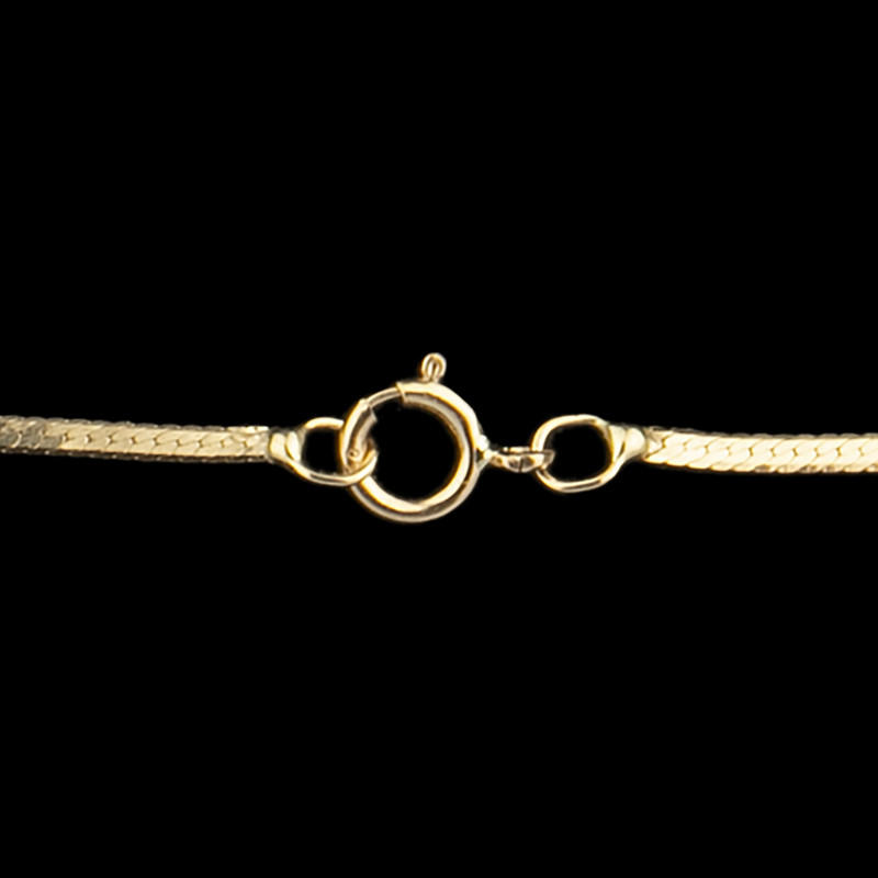 زنجیر طلا 18 عیار زنانه مایا ماهک مدل MM1283 طرح نفرتیتی-هرینگبون زنجیر طلا 18 عیار زنانه مایا ماهک مدل MM1283 طرح نفرتیتی-هرینگبون