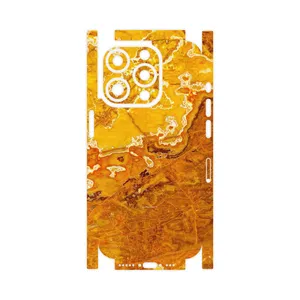 MAHOOT Gold Marble-FullSkin Cover Sticker for Apple iPhone 15 Pro