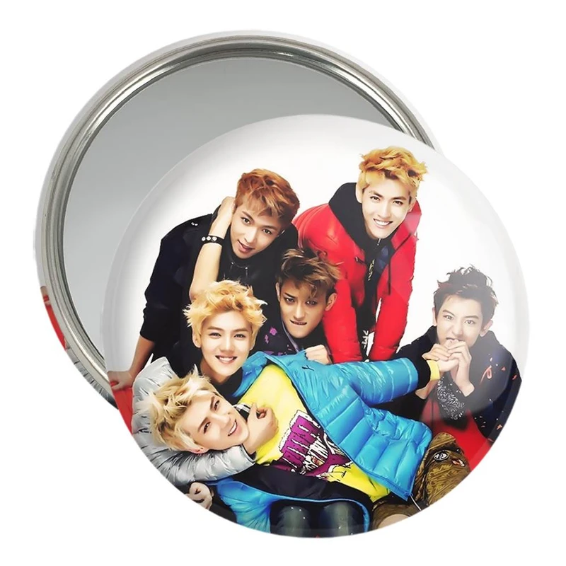 آینه جیبی خندالو مدل گروه اکسو EXO  کد 13671