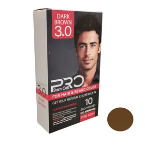کیت رنگ مو پرو استم سل شماره 3 حجم 100 میلی لیتر رنگ قهوه ای تیره