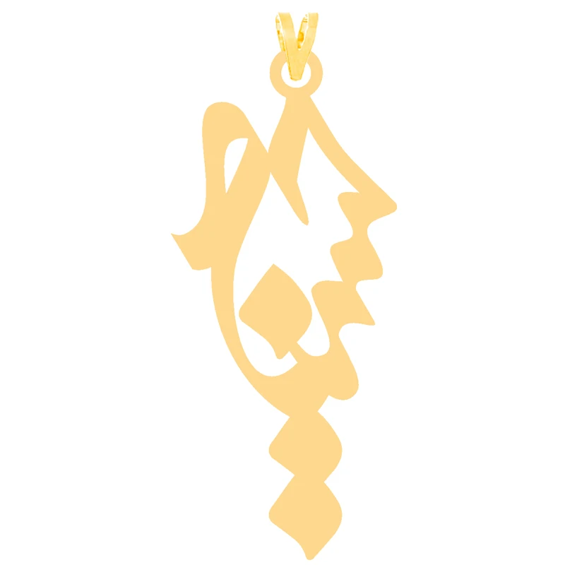 آویز گردنبند طلا 18 عیار زنانه کرابو طرح حسنیه مدل Kr30820