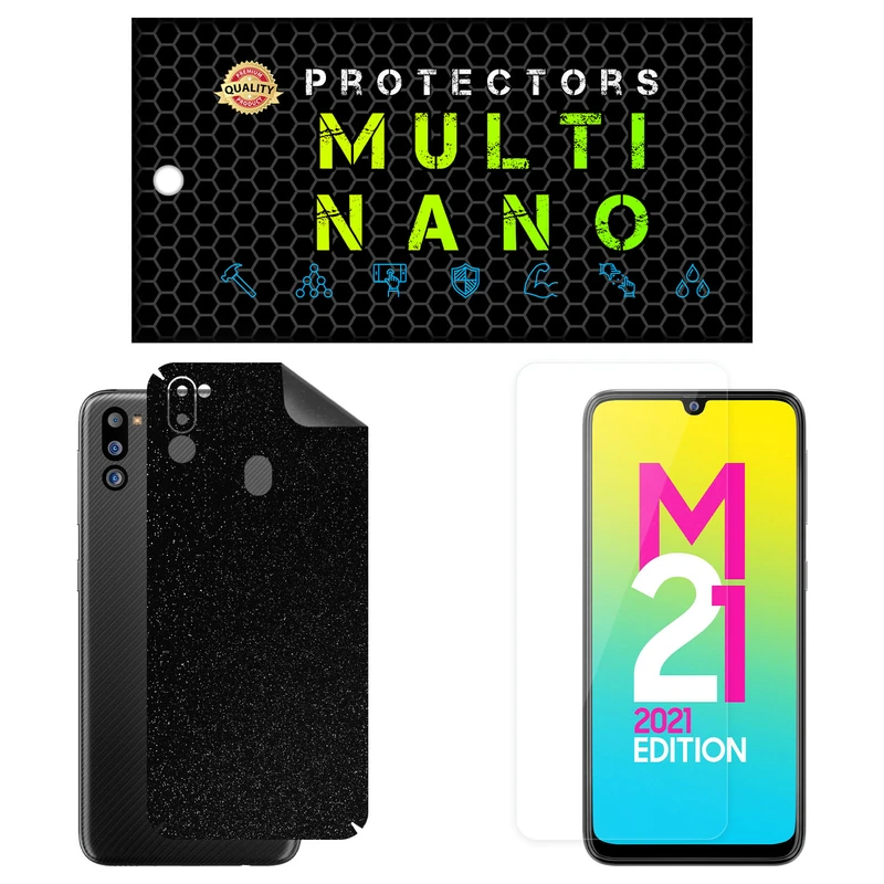 محافظ صفحه نمایش مولتی نانو مدل X-SFG مناسب برای گوشی موبایل سامسونگ Galaxy M21 2021 به همراه برچسب پوششی