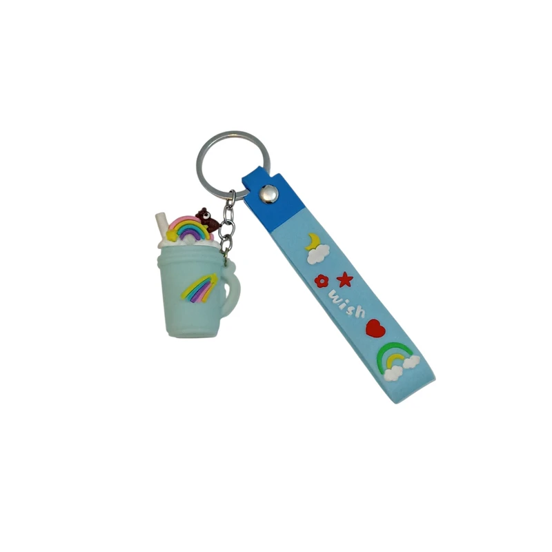 جاکلیدی دخترانه مدل ماگ رنگین کمان kl004