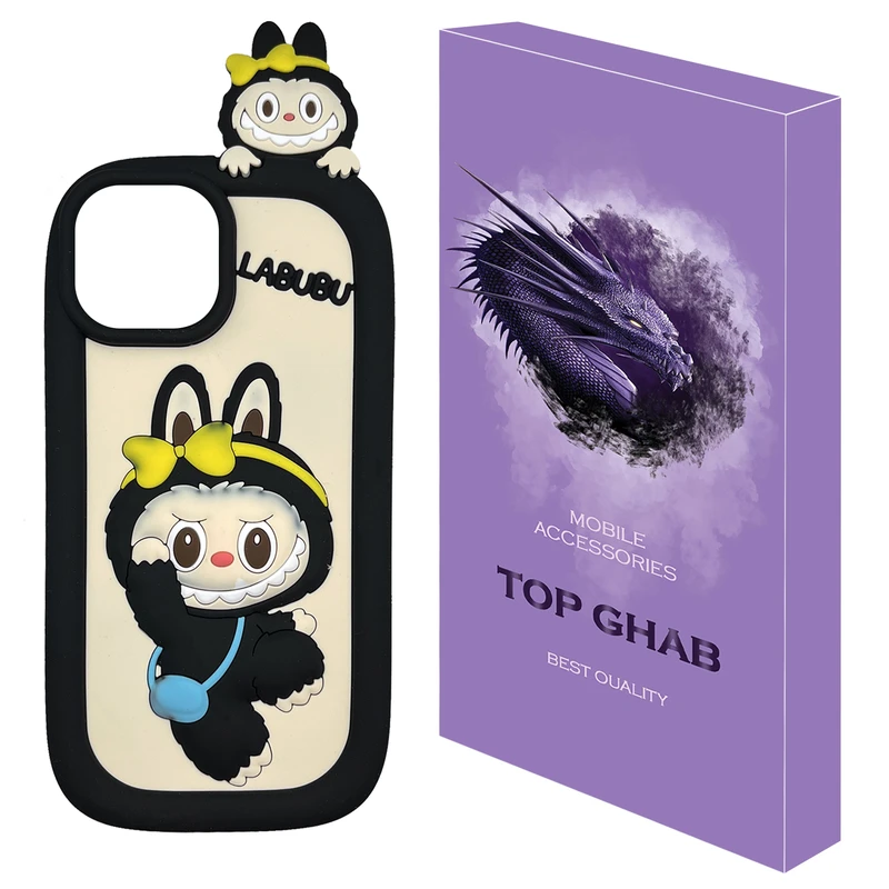 کاور تاپ قاب مدل لبوبو3 مناسب برای گوشی موبایل اپل iPhone 15