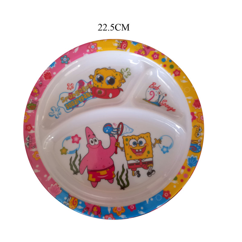 بشقاب کودک مدل باب اسفنجی کد 12