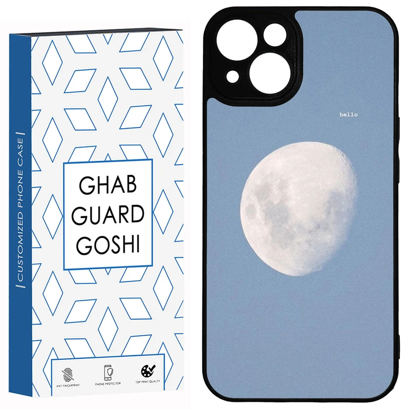 کاور قاب گارد گوشی طرح ماه روشن کد TPU-309 مناسب برای گوشی موبایل اپل iPhone 13 / 14
