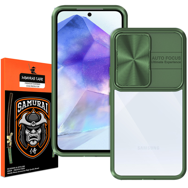 کاور سامورایی مدل Lens Slide مناسب برای گوشی موبایل سامسونگ Galaxy A55 / A55 5G