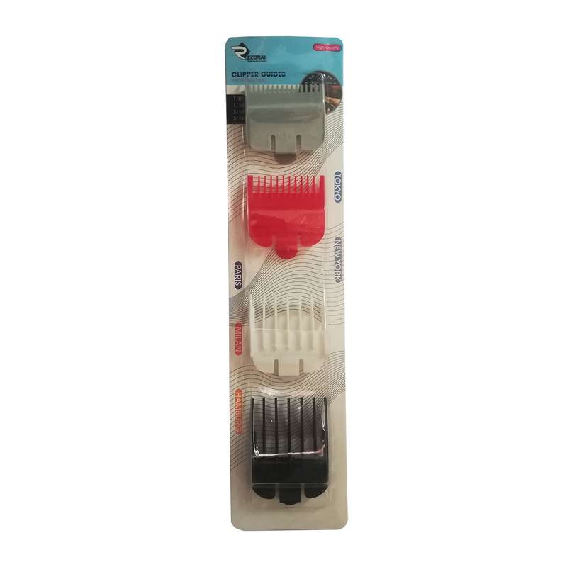 ست شانه ماشین اصلاح رزونال مدل Clipper بسته 4 عددی ست شانه ماشین اصلاح رزونال مدل Clipper بسته 4 عددی