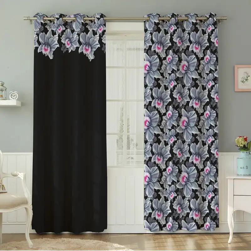 پرده نیروانا طرح مدرن مدل مخمل کد 4895سایز 140×280 سانتی متر