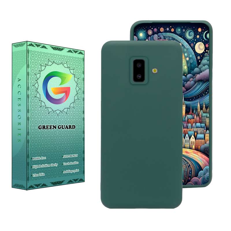کاور گرین گارد مدل Kygo طرح سیلیکونی مناسب برای گوشی موبایل سامسونگ Galaxy J6 Plus