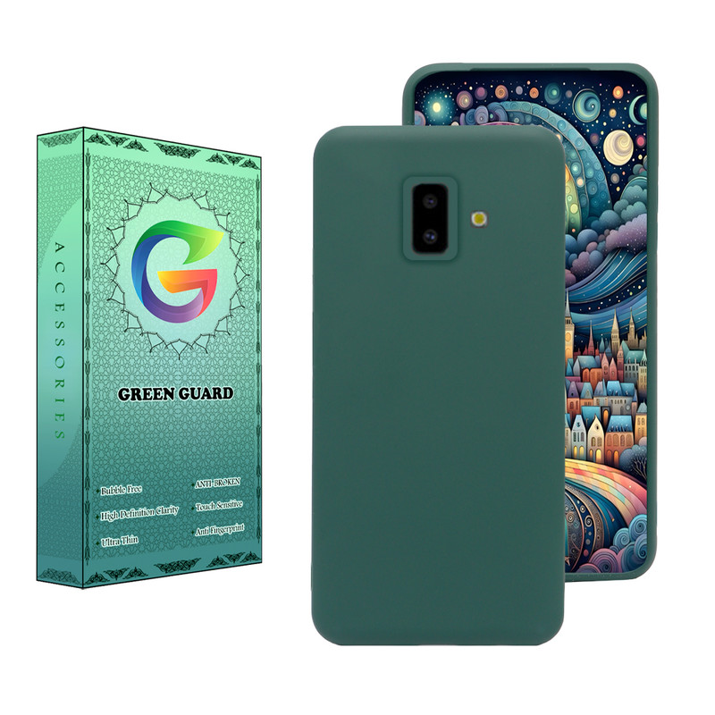 کاور گرین گارد مدل Kygo طرح سیلیکونی مناسب برای گوشی موبایل سامسونگ Galaxy J6 Plus