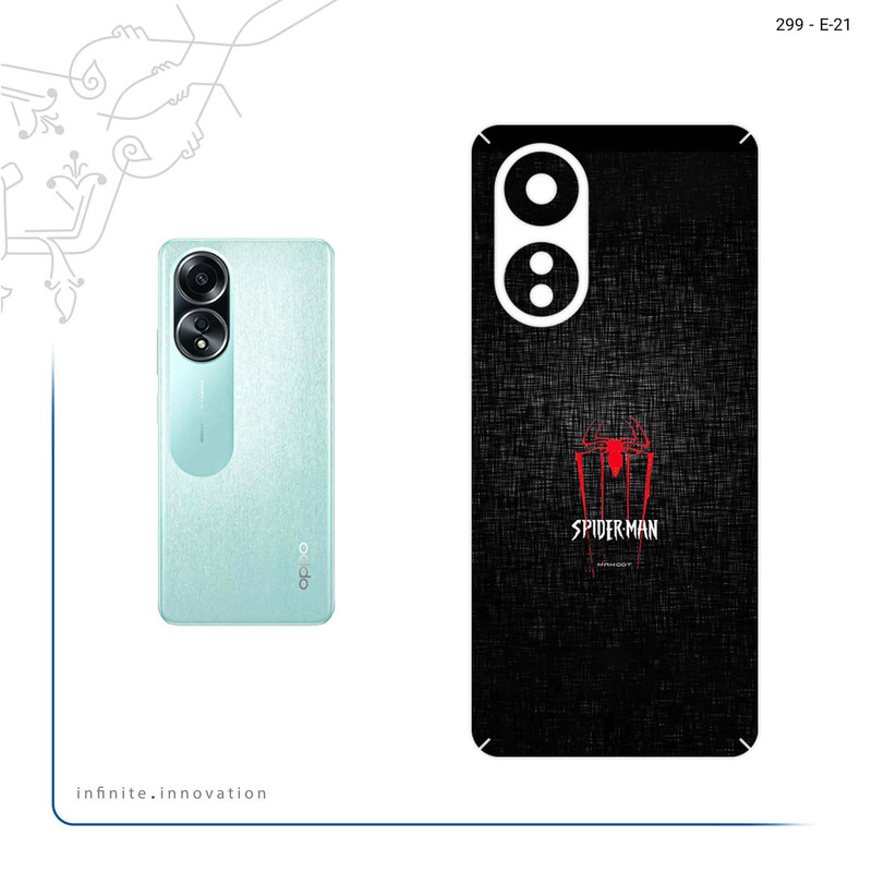 برچسب پوششی ماهوت مدل Spider_Man مناسب برای گوشی موبایل اپو A58 4G