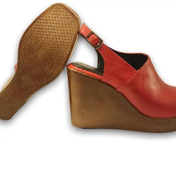 صندل زنانه مدل چرم طبیعی کد 633.1