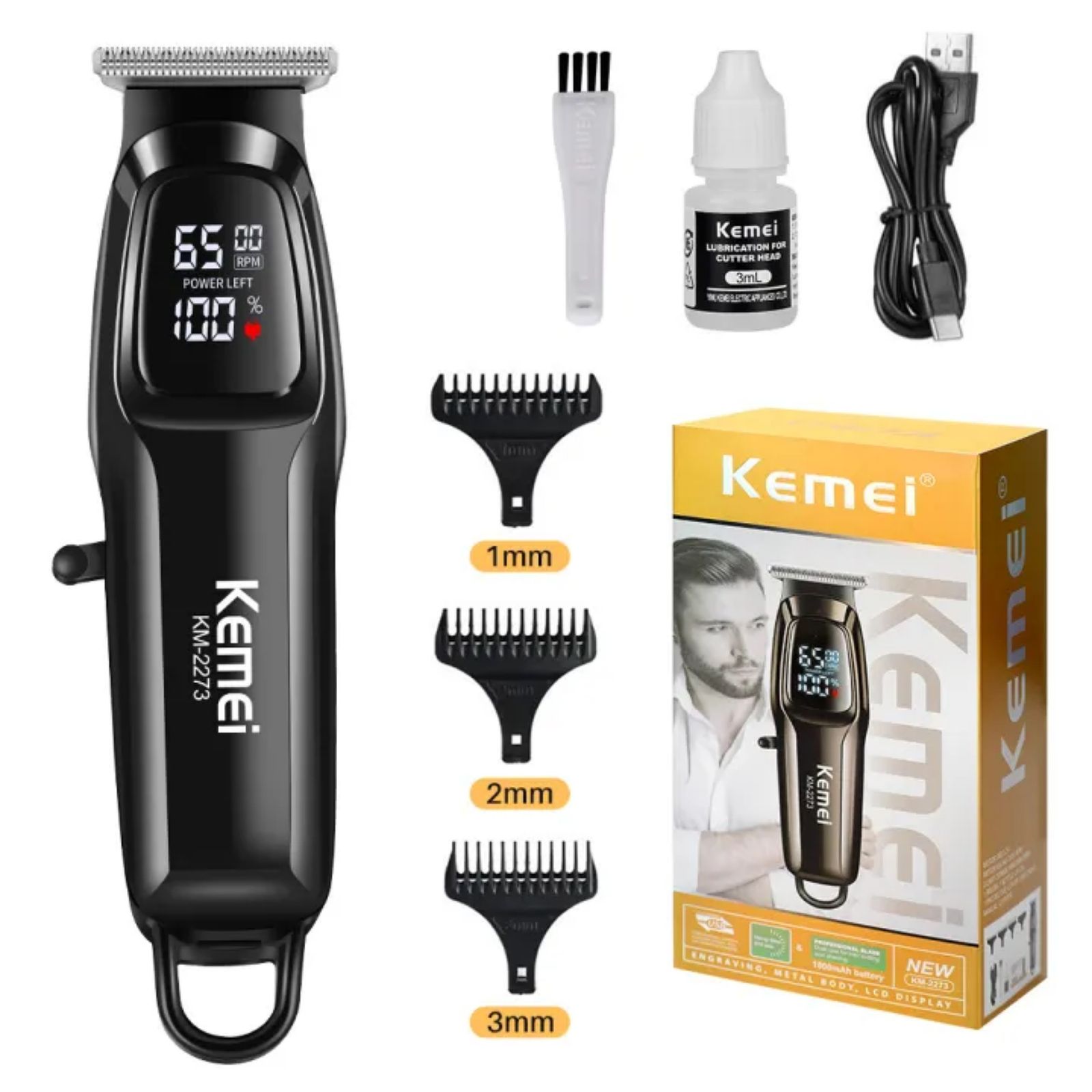 ماشین اصلاح موی سر و صورت کیمی مدل KM-2273 -  - 7