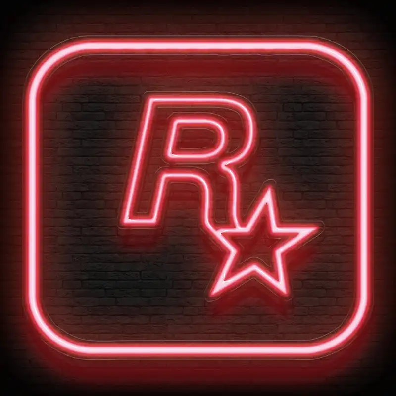 چراغ نئونی دیواری مدل R-star کد NL002