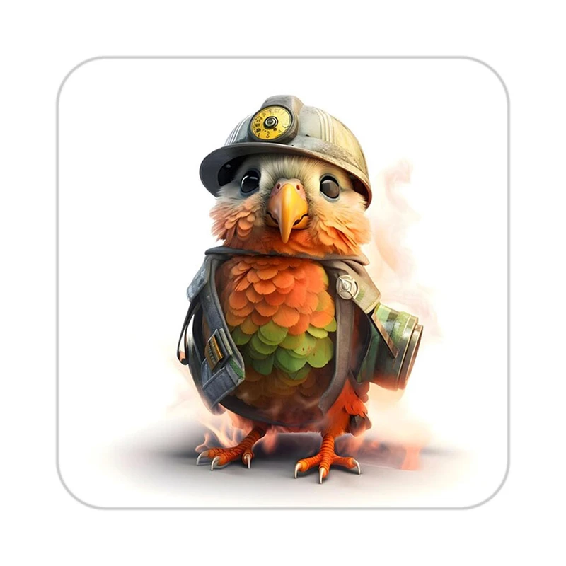 زیر لیوانی کاکتی طرح حیوانات کارتونی مدل mp27932