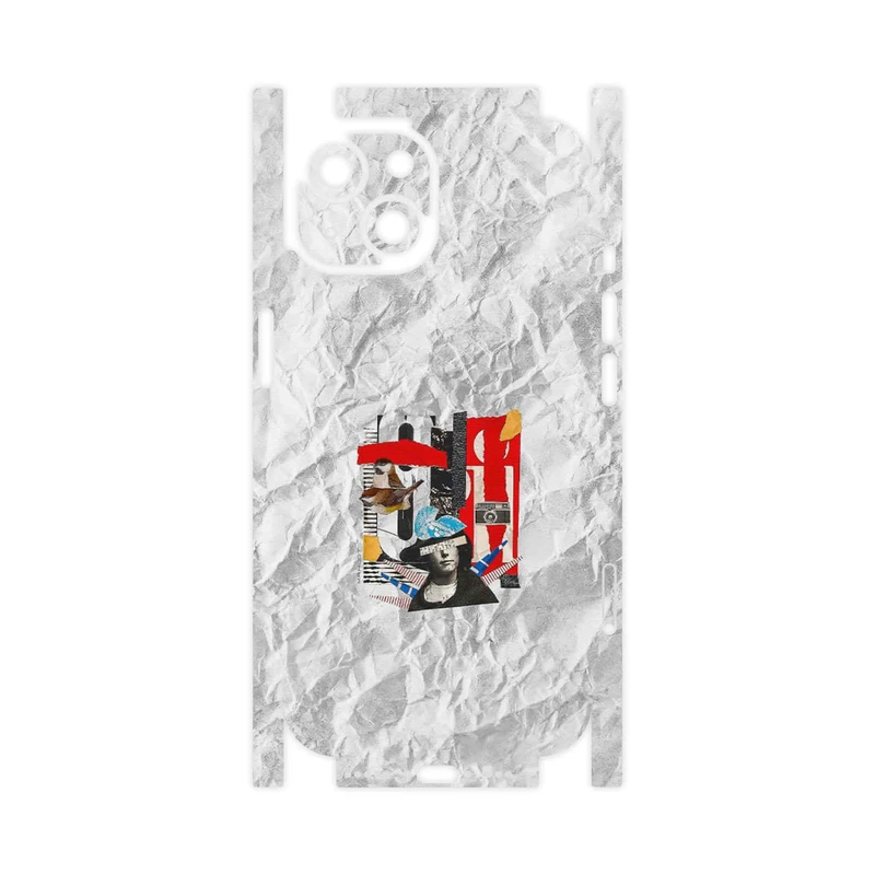 برچسب پوششی ماهوت مدل Collage of Surrealism 2-FullSkin مناسب برای گوشی موبایل اپل iPhone 15