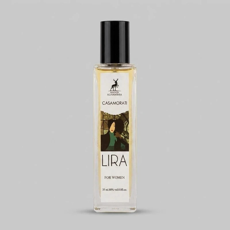 عطر جیبی زنانه الحمبرا مدل CASAMORATI LIRA با رایحه گرم و شیرین حجم ۳۵ میلی لیتر