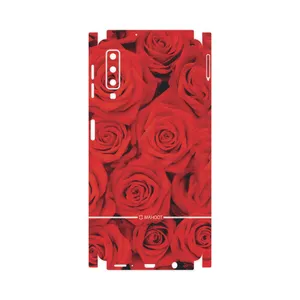 MAHOOT Red-Flower-FullSkin Cover Sticker for Samsung Galaxy A7 2018