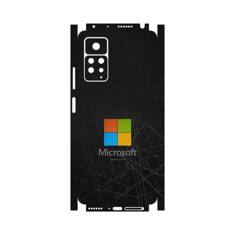 برچسب پوششی ماهوت مدل Microsoft_Logo-FullSkin مناسب برای گوشی موبایل شیائومی Redmi Note 11 Pro Plus 5G (India)