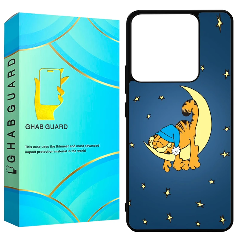کاور قاب گارد طرح گارفیلد مدل GN14 مناسب برای گوشی موبایل شیائومی Redmi Note 14 5G