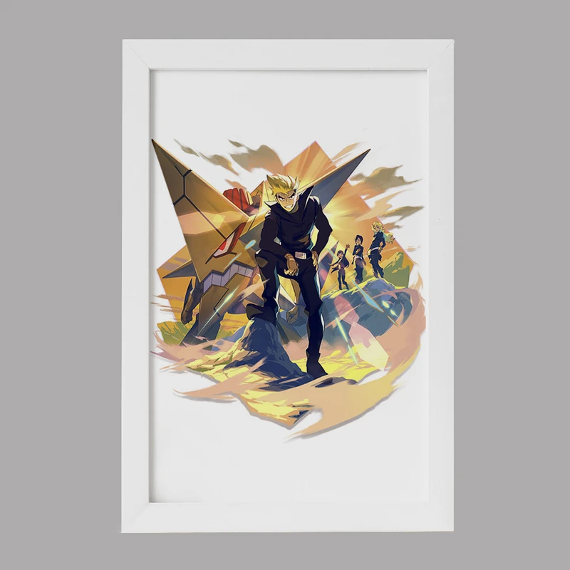 تابلو خندالو مدل انیمه گورن لاگان کد 32283