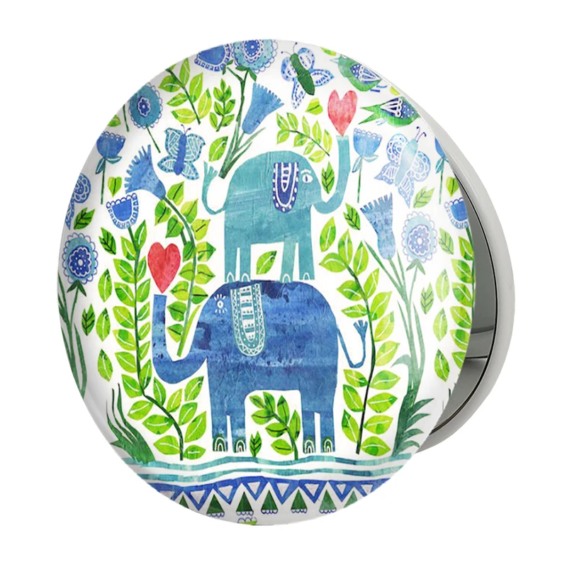 آینه جیبی خندالو طرح فیل مدل تاشو کد 5119 