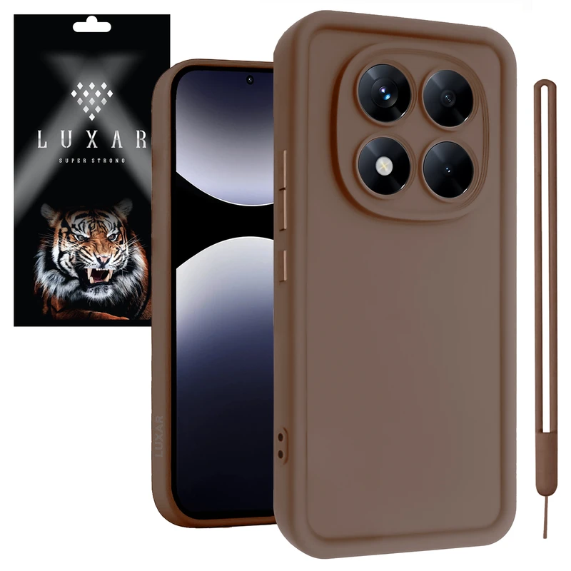 کاور لوکسار مدل note14proplus -Puffer band مناسب برای گوشی موبایل شیائومی Redmi Note 14 Pro Plus 5G به همراه بند آویز