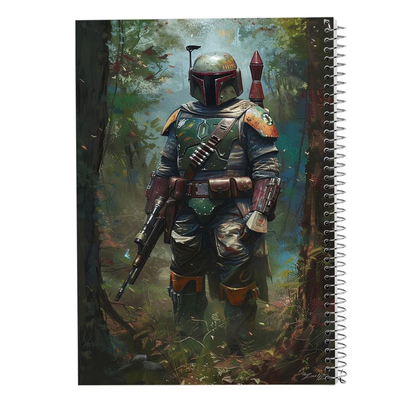 دفتر ژورنال نویسی 50 برگ مدوپد مدل نقطه ای طرح جنگ ستارگان کد DF15012