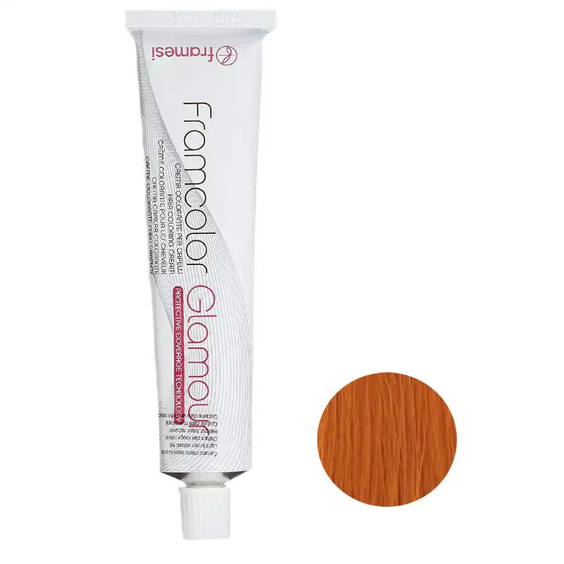 رنگ مو فرامسی مدل glamour شماره 8.4 حجم 100 میلی لیتر رنگ مسی