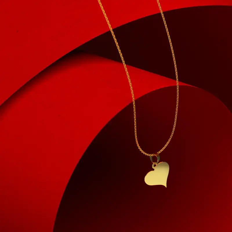 گردنبند طلا 18 عیار زنانه مدوپد کد CA10796