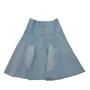 دامن زنانه  مدل  جین 3983 نیم کلوش