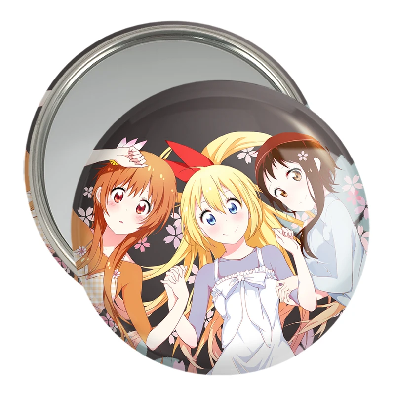 آینه جیبی خندالو مدل اونودرا و تاچیبانا انیمه عشق دروغین  کد 17153