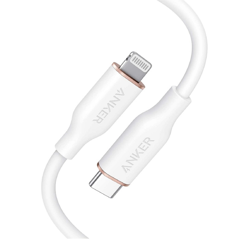 کابل تبدیل USB-C به لایتنینگ انکر مدل Powerline III Flow A8662 طول 0.9 متر